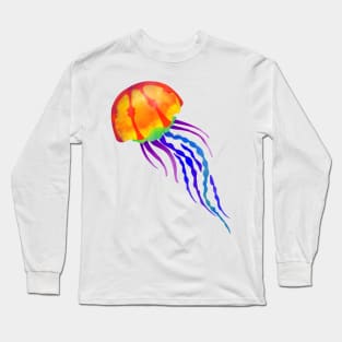 Rainbow Jellyfish Long Sleeve T-Shirt